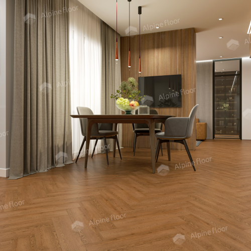 Кварц виниловый ламинат Alpine Floor Parquet Light ЕСО 13-32 Дуб Селена