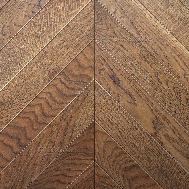 Паркет ёлка Greenline  808 Дуб Мелоди французская - фото 1