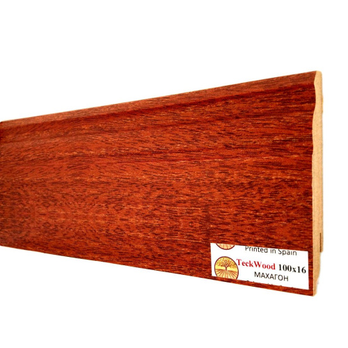 Плинтус TeckWood Цветной Махагон (Mahogany)