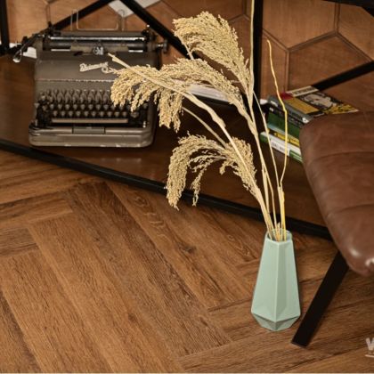 Кварц виниловый ламинат Vinilam Parquet Herringbone Glue GD11210 Паркет Де Вилль клеевой - Фото 3