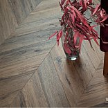 Кварц виниловый ламинат Vinilam Parquet Chevron Glue I107516 Шеврон Лувр клеевой - 